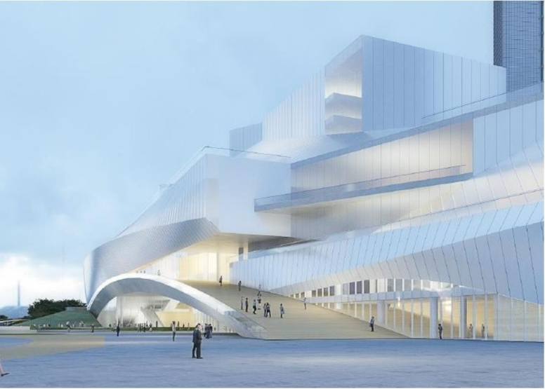 廣東美術館、廣東非物質文化遺產展示中心、廣東文學館“三館合一”（